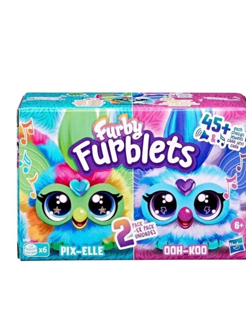 Furby Furblets Mini Friend Pix-Elle & Ooh-Koo 2.5-Inch Figure 2-Pack New